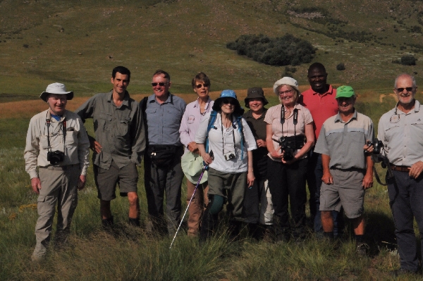 Drakensberg,Group Photo taken in Ntsikeni Grasslan